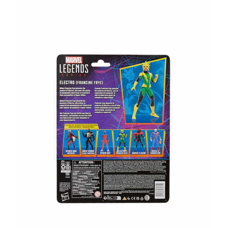 Marvel Legends Electro Francine Frye! A character from the Marvel Legends Electro Francine Frye! A character from the