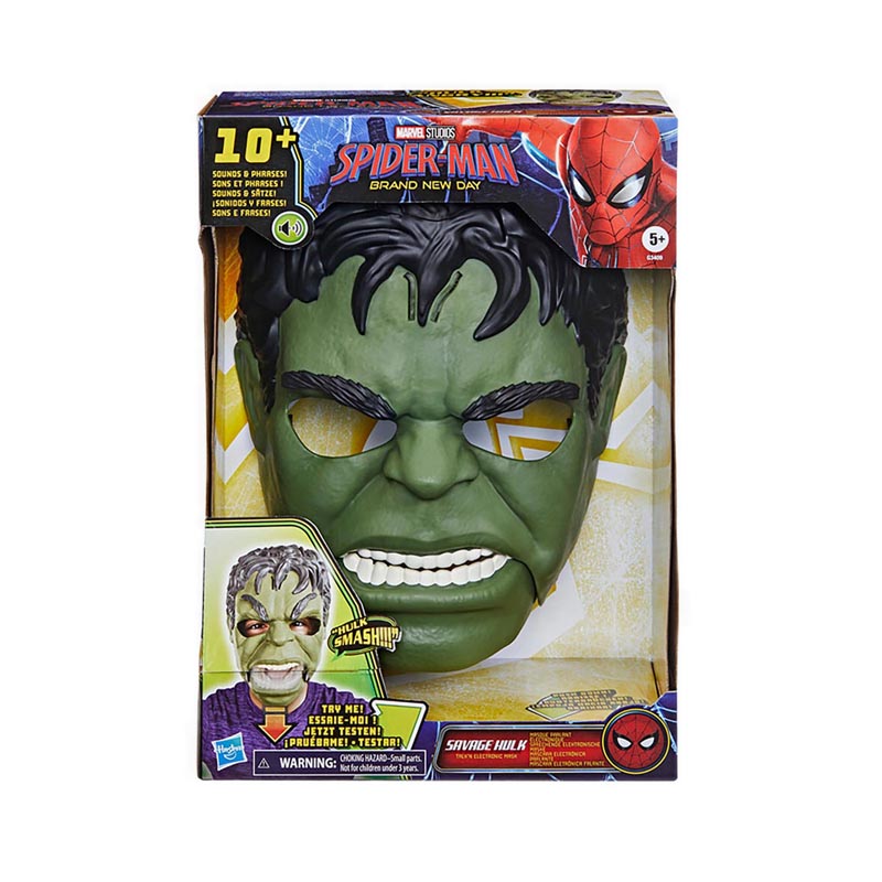 Marvel Spider-Man Brand New Day Hulk Talk Electronic Mask - AVSG3409