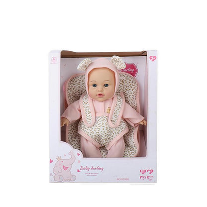 BABY DOLL 12INCH DOLL WITH BACKPACK - BD160386