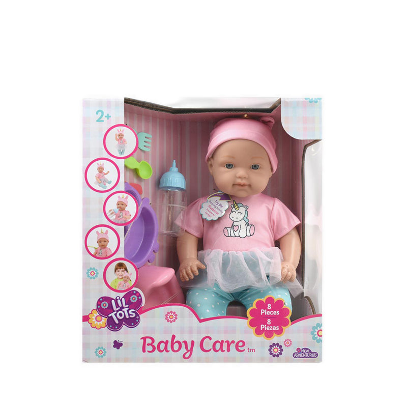 Baby Dolls LIL TOTS BABY CARE 14INCH BD16637