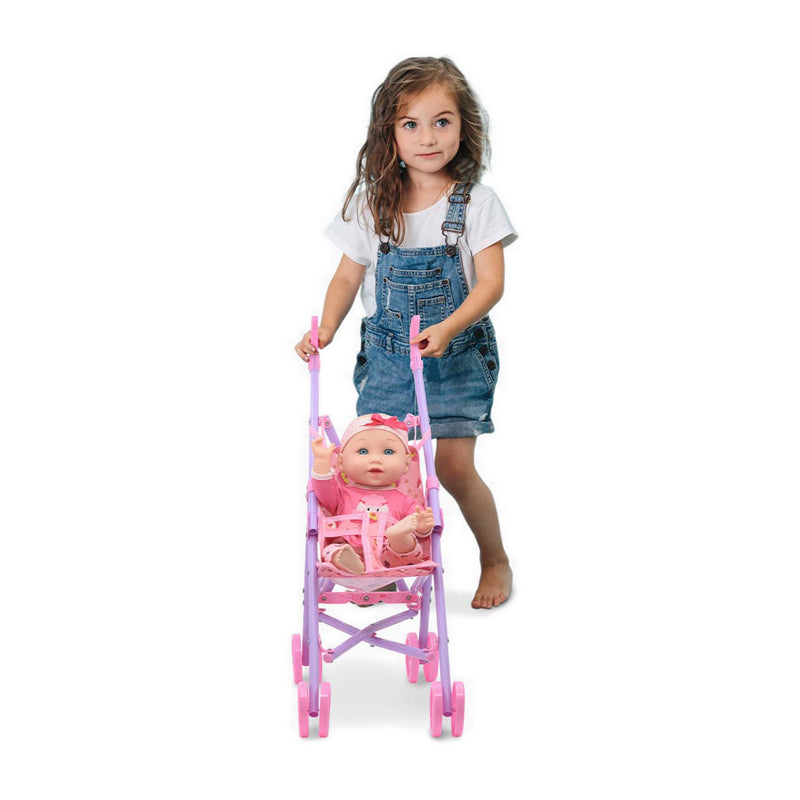Baby Dolls Play n Stroll Baby - BD16642