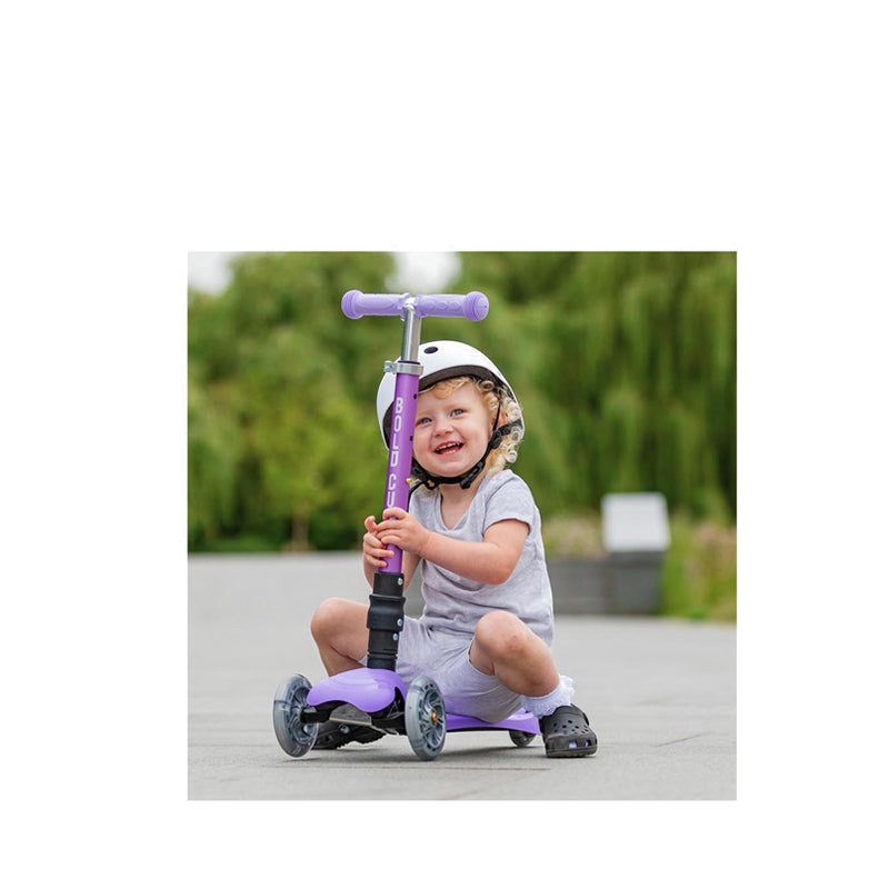 Boldcube Teeny Fold 3 Wheel Unicorn Purple - BDBSKY017