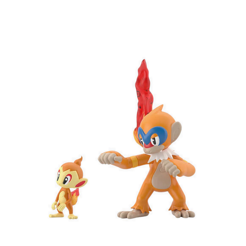 POKEMON SCALE WORLD SINNOH REGION: CHIMCHAR & MONFERNO - BDN92697-6Y