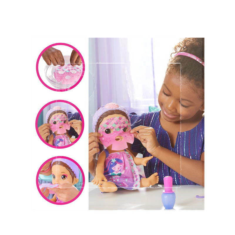 Baby Alive Glam Spa Baby Doll Mermaid - BYAF3565