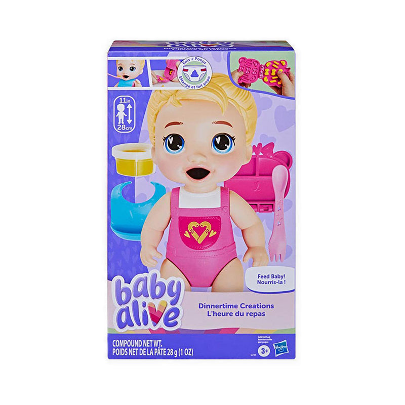 Baby Alive Dinnertime Creations Blonde Hair - BYAG2788