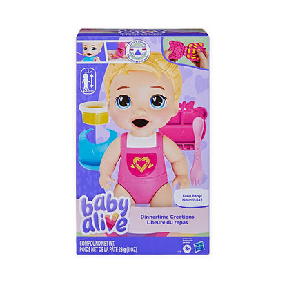 Baby Alive Dinnertime Creations Blonde Hair - BYAG2788