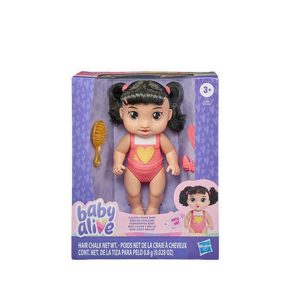 Baby Alive Color & Shine Baby Black Hair - BYAG3750