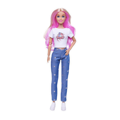 CALLIE JEANS WITH WHITE TSHIRT - CA398037E