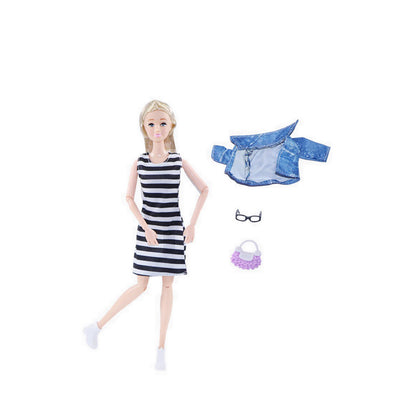 CALLIE TRAVEL STRIPED DRESS - CA3WG116