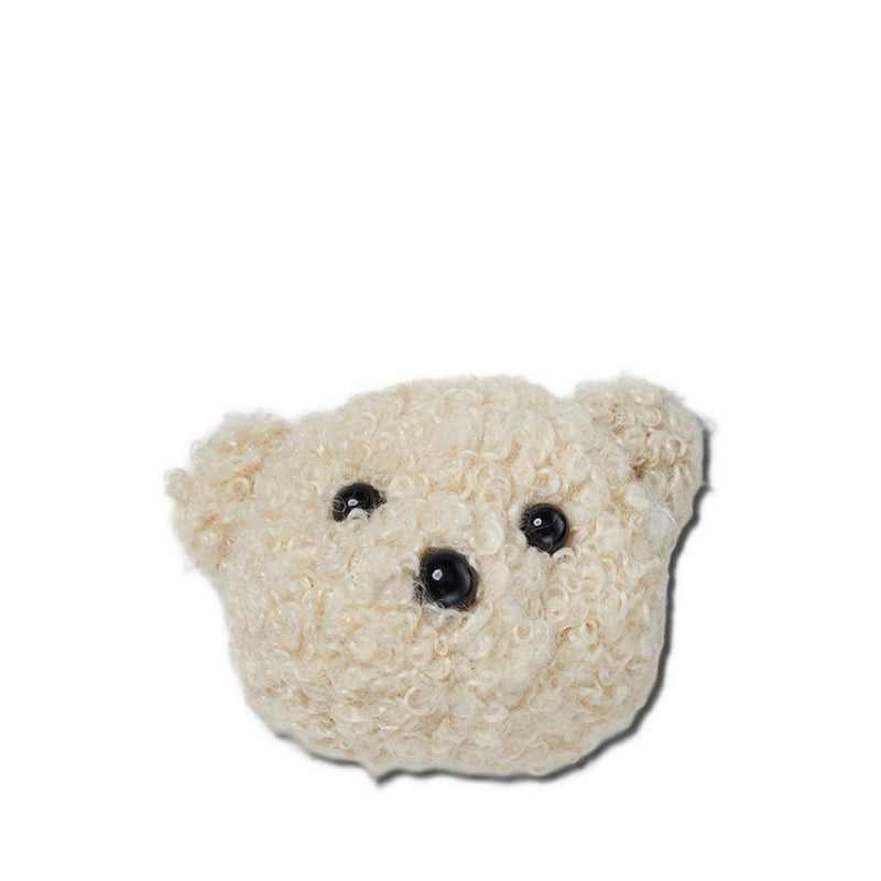 Crocs Terry Teddy Bear Face Jibbitz