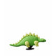 Crocs 3D Green Dino with Scales Jibbitz