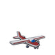 Crocs Small Piston Airplane Jibbitz