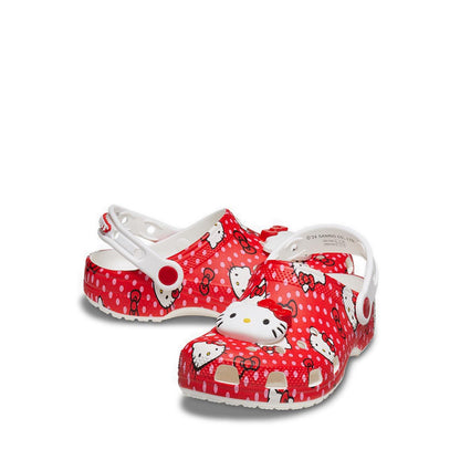 Crocs Hello Kitty Red Classic Kids Clog - Multi