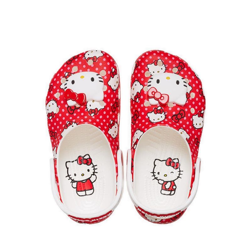 Crocs Hello Kitty Red Classic Kids Clog - Multi