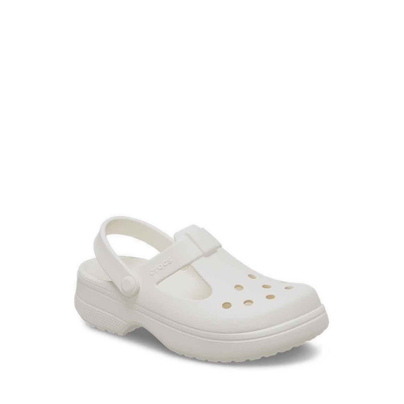 Crocs Classic Mary Jane Kids Clog - Chalk
