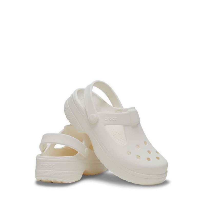 Crocs Classic Mary Jane Kids Clog - Chalk