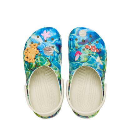 Crocs Classic Under the Sea Kids Clog - Bone