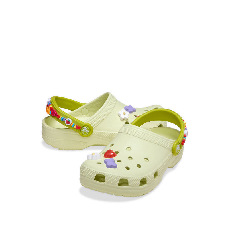 Crocs Classic Friendship Bracelet Kids Clog - Frothy Green