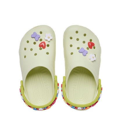 Crocs Classic Friendship Bracelet Kids Clog - Frothy Green