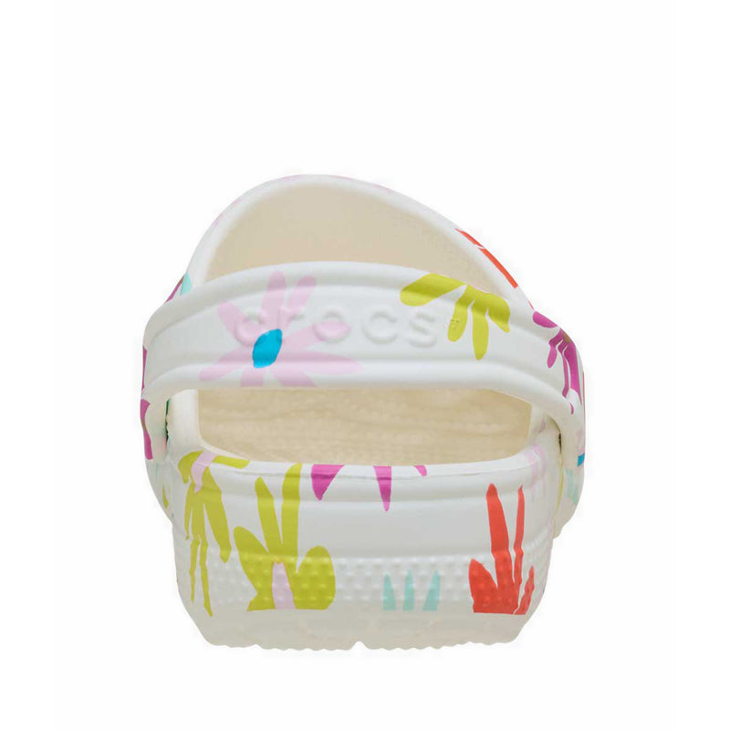 Crocs Classic Crafted Daisy Kids Clog - Chalk
