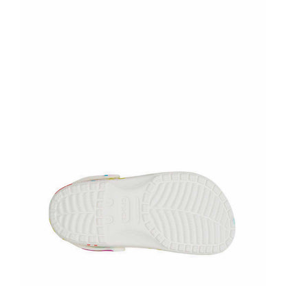 Crocs Classic Crafted Daisy Kids Clog - Chalk