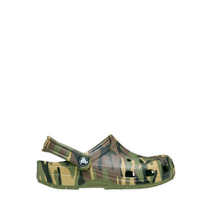 Crocs Classic Camouflage Kids Clog - Army Green/Multi