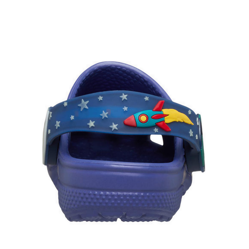 Crocs Classic Imagination Lights Backstrap Toddler Clog - Sapphire