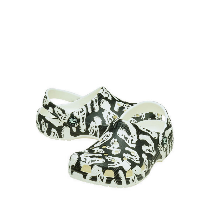 Crocs Classic Glow Dino Kids Clog - Glow Green