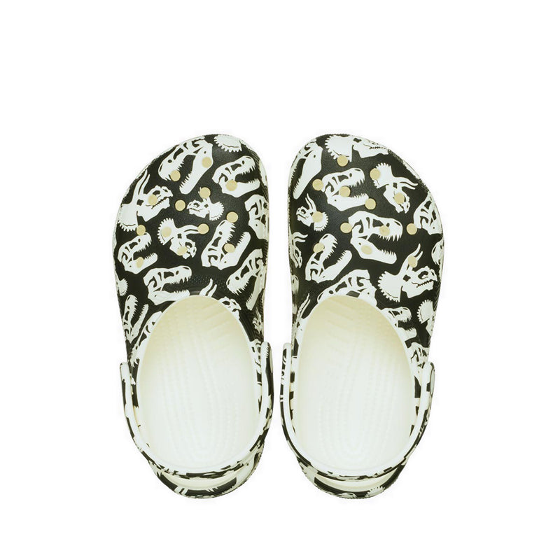 Crocs Classic Glow Dino Kids Clog - Glow Green