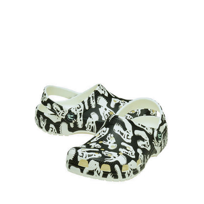 Crocs Classic Glow Dino Toddler Clog - Glow Green