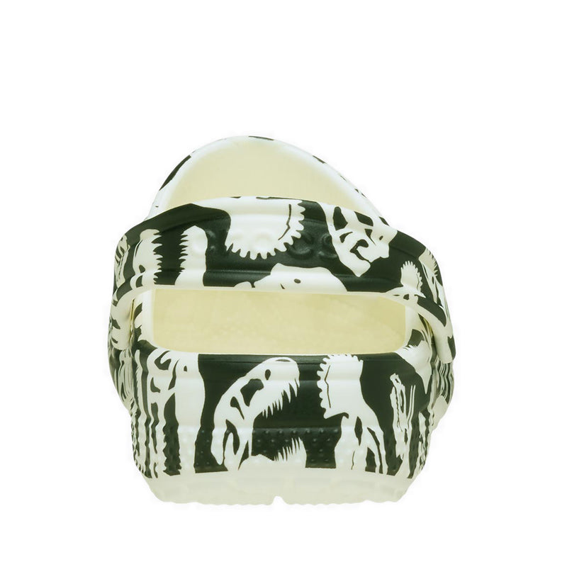 Crocs Classic Glow Dino Toddler Clog - Glow Green