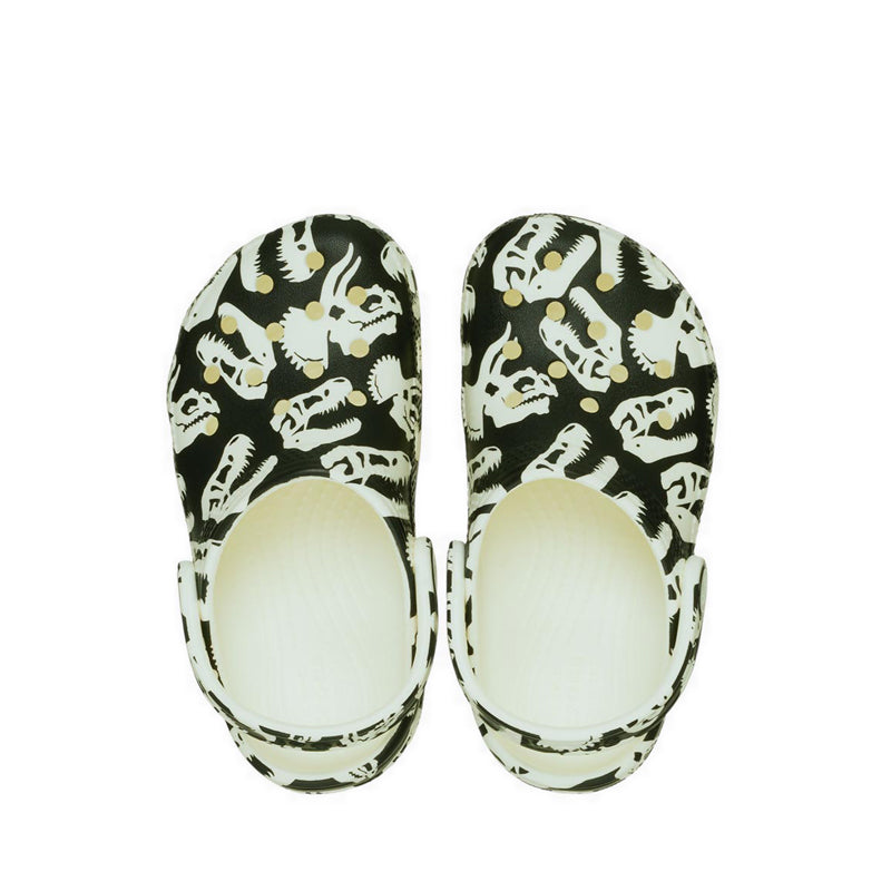 Crocs Classic Glow Dino Toddler Clog - Glow Green