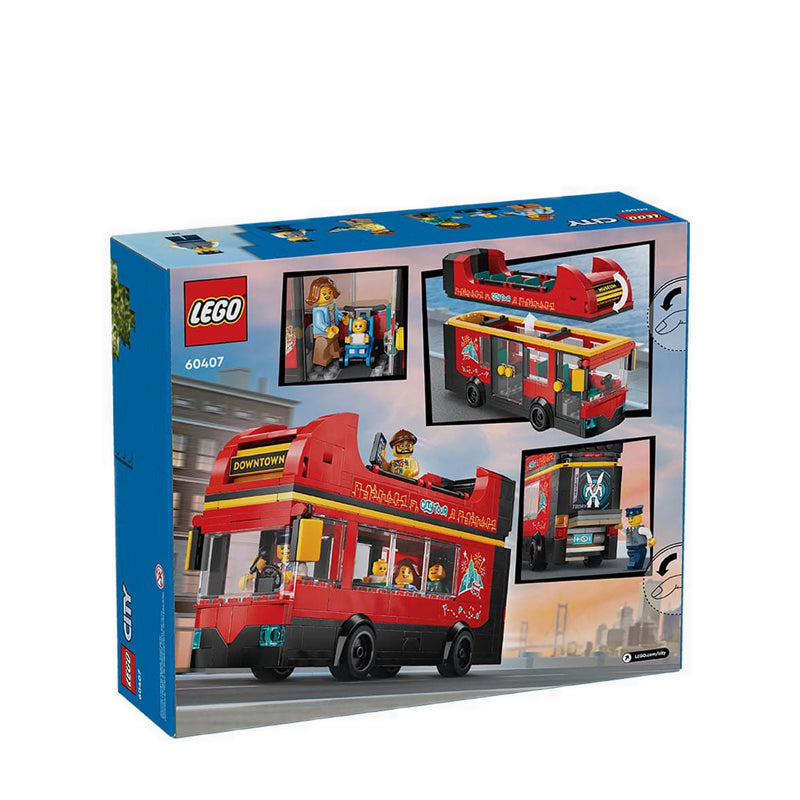 LEGO® City Red Double-Decker Sightseeing Bus - 60407