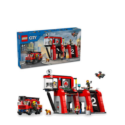 LEGO® City Fire Station with Fire Truck - 60414