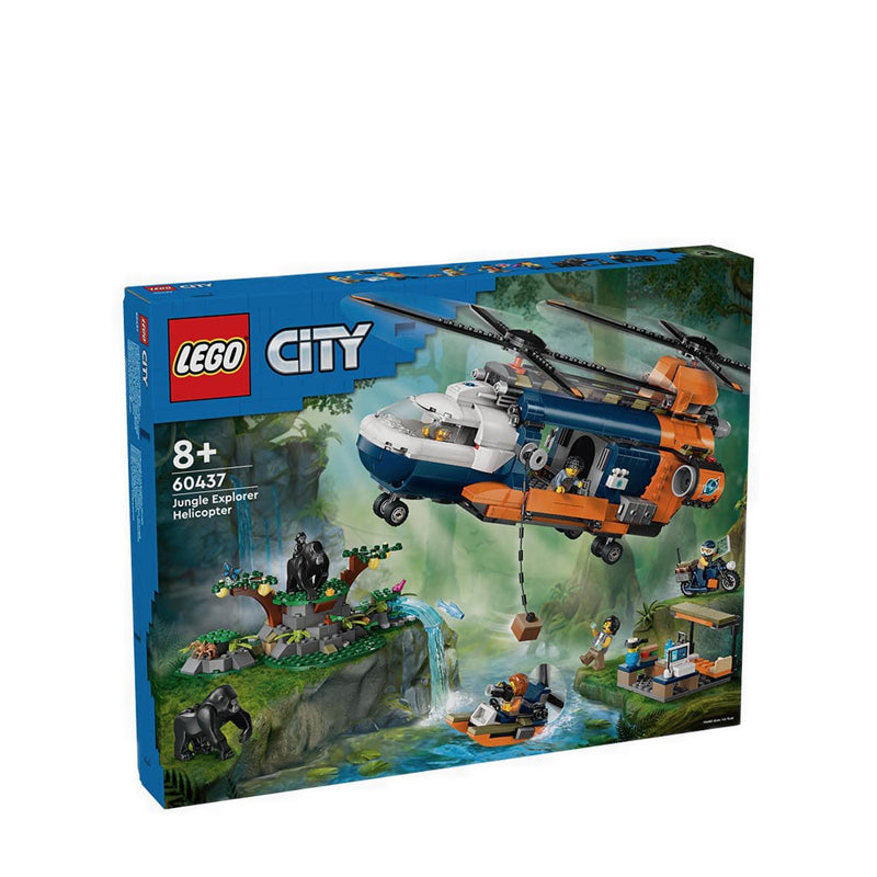 LEGO® City Jungle Explorer Helicopter at Base Camp - 60437
