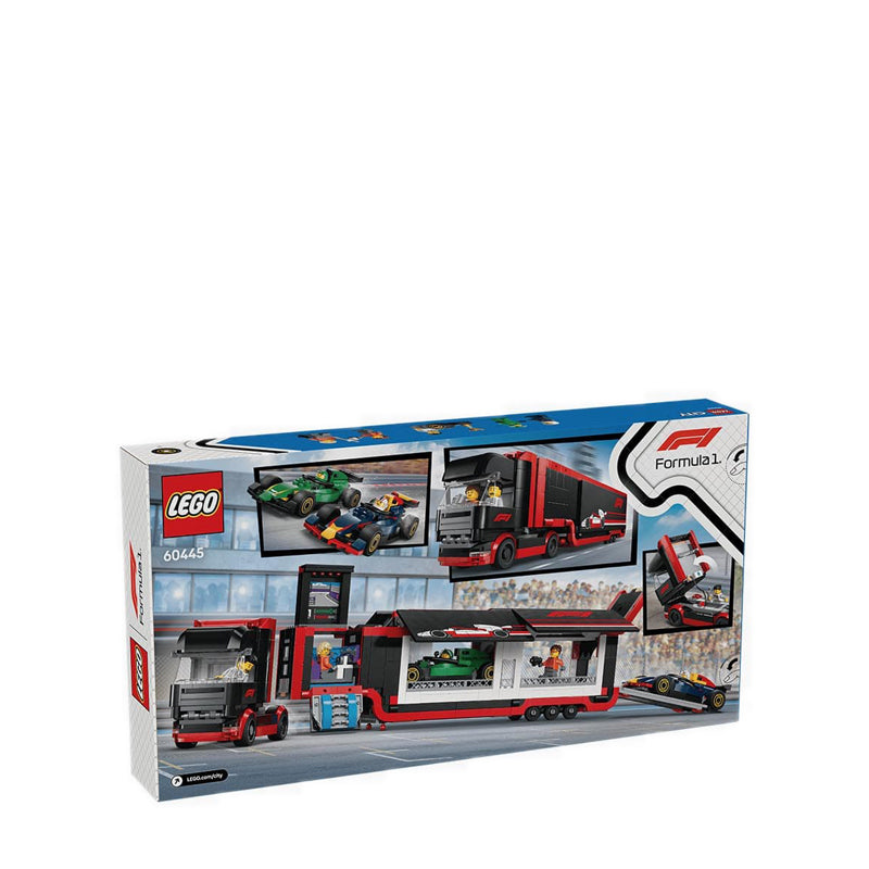 LEGO® City F1® Truck with RB20 & AMR24 F1® Cars - 60445