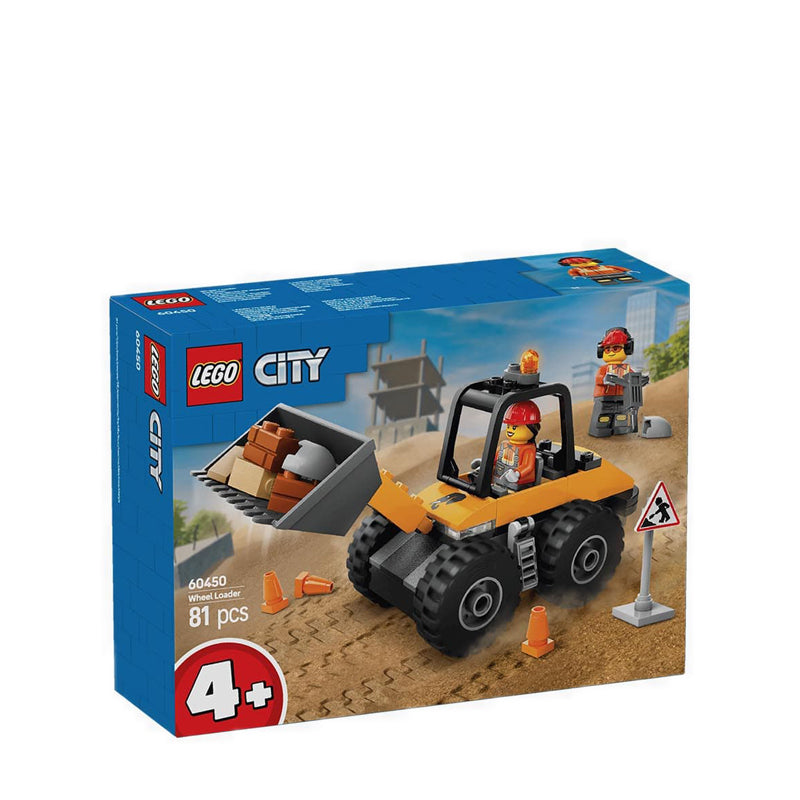 LEGO® City Yellow Construction Wheel Loader - 60450