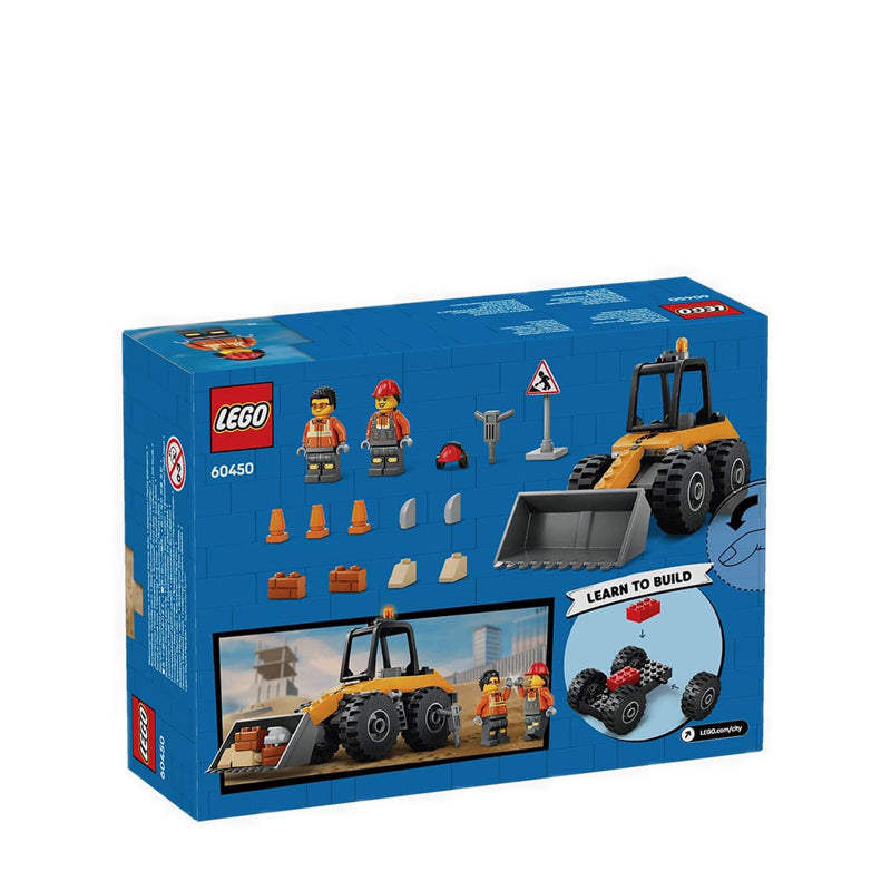 LEGO® City Yellow Construction Wheel Loader - 60450