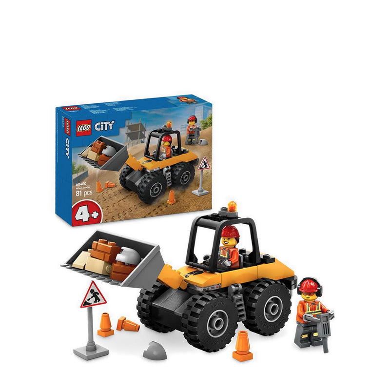LEGO® City Yellow Construction Wheel Loader - 60450