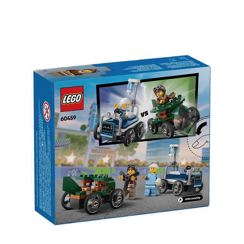 LEGO® City Airplane vs. Hospital Bed Race Car Pack - 60459