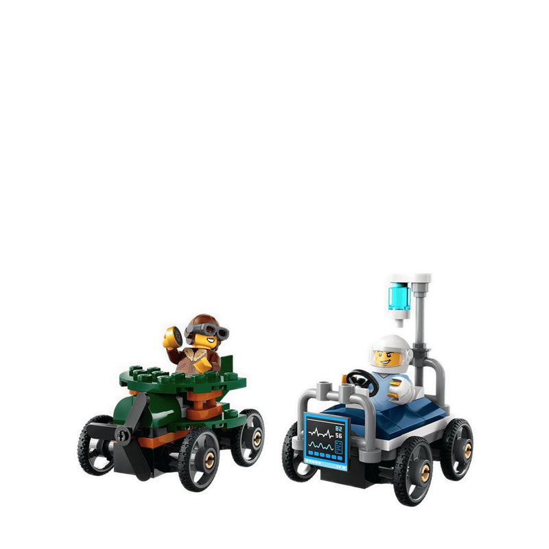 LEGO® City Airplane vs. Hospital Bed Race Car Pack - 60459