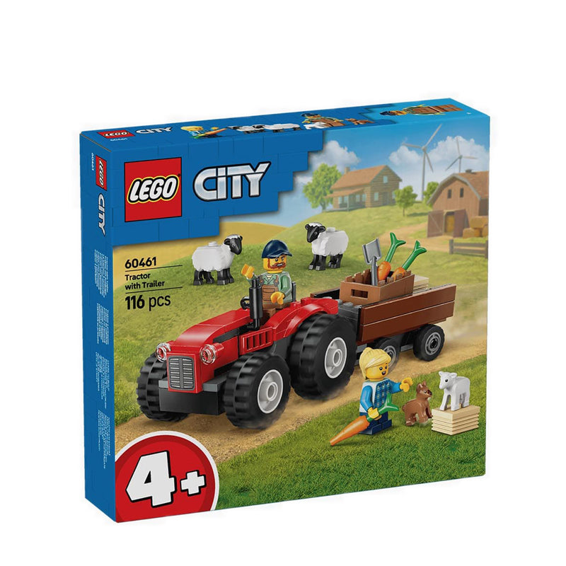 LEGO® City Red Farm Tractor with Trailer & Sheep - 60461
