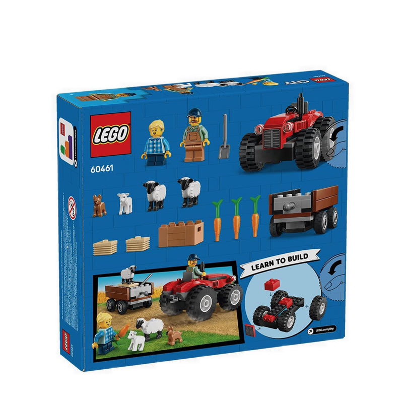 LEGO® City Red Farm Tractor with Trailer & Sheep - 60461