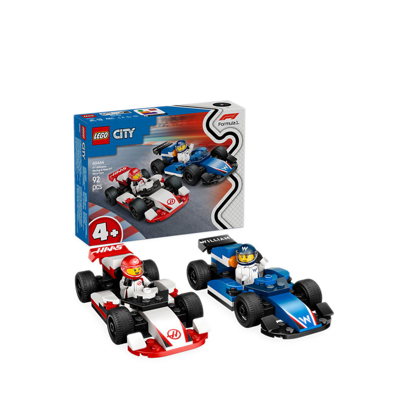LEGO® City F1® Williams Racing & Haas F1® Race Cars - 60464