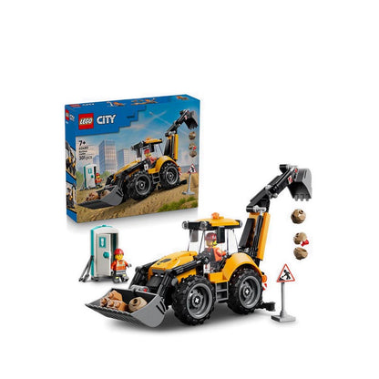 LEGO® City Yellow Backhoe Loader - 60480