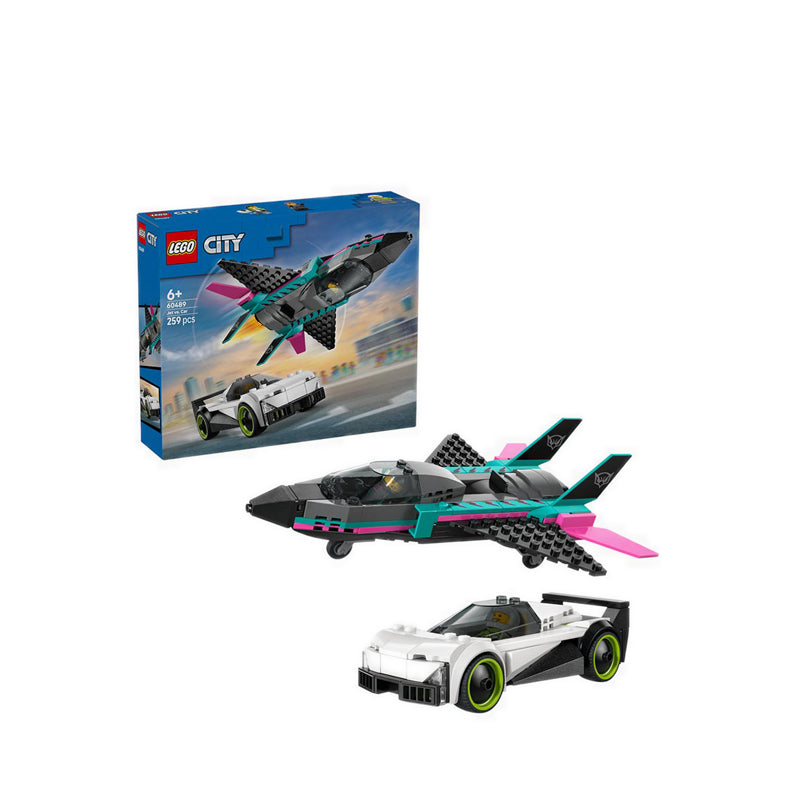 LEGO® City Great Vehicles Jet vs. Car - 60489