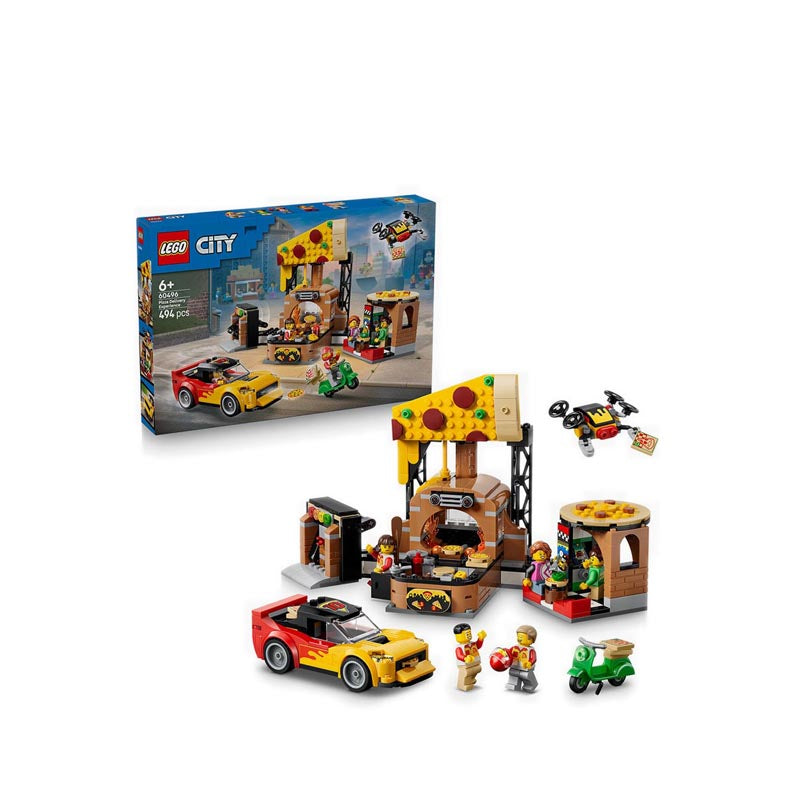 LEGO® City Pizza Delivery Experience with Vehicles - 60496