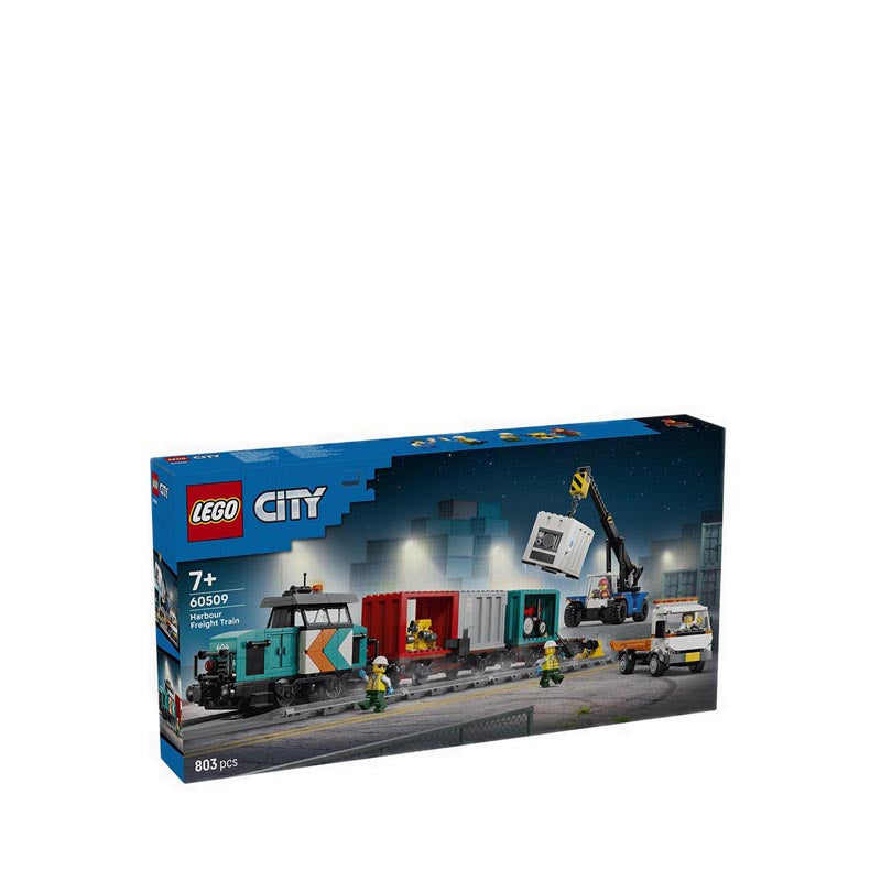 LEGO® City Harbor Freight Train with Crane & Truck - 60509