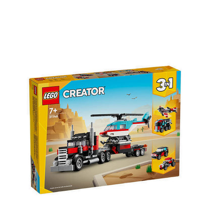 LEGO® Creator Flatbed Truck with Helicopter 31146 – Kidzstation