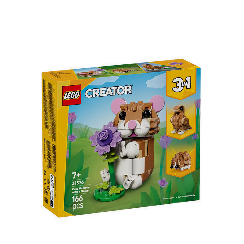 LEGO® Creator Cute Hamster with a Flower - 31376